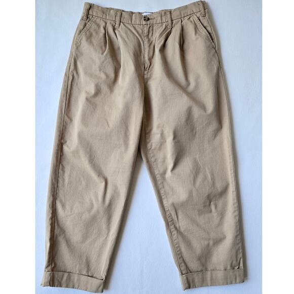Pistola Kellin Pleated  High Waist Khaki Trouser Ankle Pants $128 Womens Size 29 - Picture 6 of 13